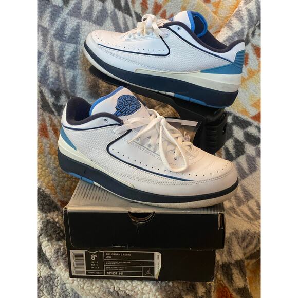 Air Jordan 2 Retro Low \'Midnight Navy\' 2004 m8.5 w10 main image 5